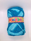 Rainbow Multicolor Double Knit Yarn - Pack of 5 Balls