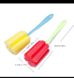 Long Handle Sponge Brush For Baby Bottle/Glass