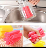 Long Handle Sponge Brush For Baby Bottle/Glass