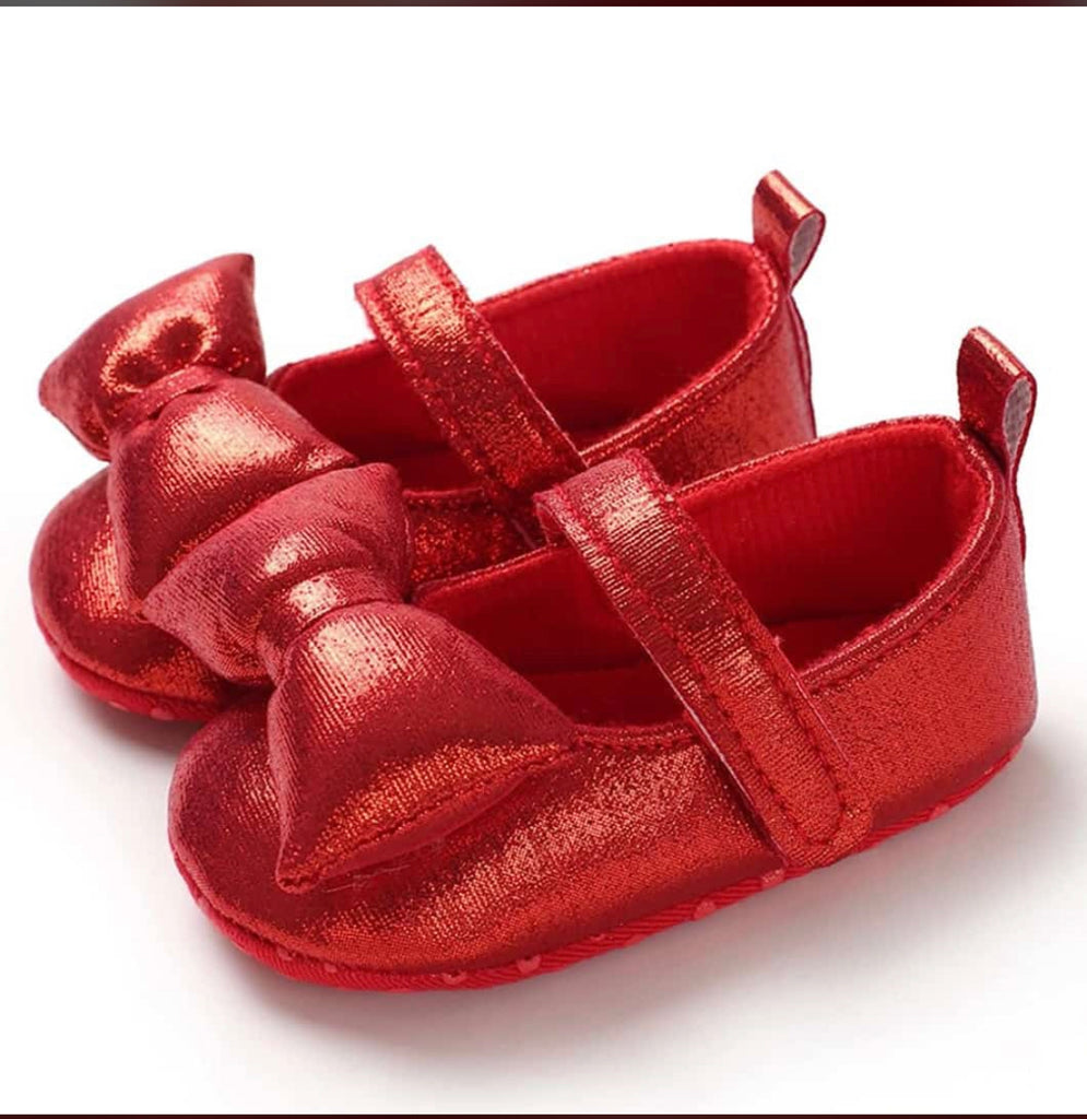 Shimmer Bow Shoes