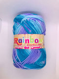 Rainbow Multicolor Double Knit Yarn - Pack of 5 Balls