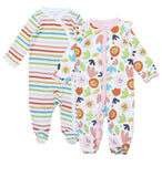 Colorfull Print All Over Romper (Pack of 2)