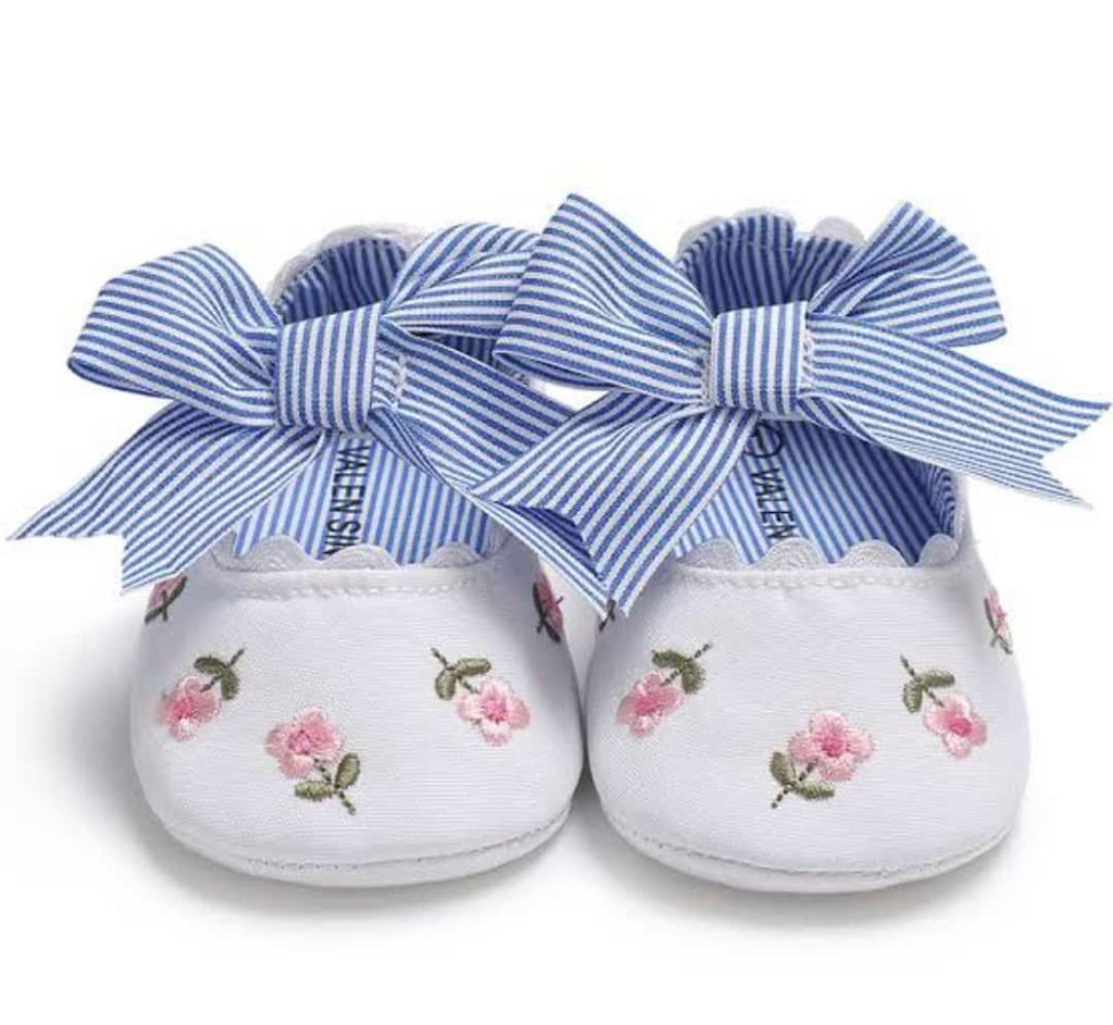 Floral Bow Shoes