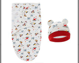 Swaddle Sleeping Bag With Matching Cap