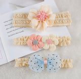 Lace Flower Headband Set (Pack of 3)