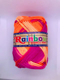 Rainbow Multicolor Double Knit Yarn - Pack of 5 Balls