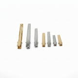 Alligator Hair Clips – Metal Duckbill Clips, Pack of 50 (Gold & Silver, 3cm–7.5cm)