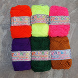 Rainbow 3ply Basic Beginner Yarn Kit with Accessories