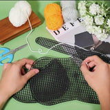 Black Plastic Mesh Canvas Pads Sheets, Bottom Shaper for Purse Making