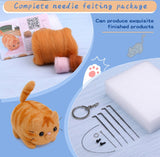 DIY Needle Felting Set with Foam Mat Beginners Kit