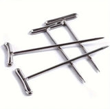 1 Inch T Shape Sewing Pins Wig T-Pins with Clear Plastic Boz (100pcs)