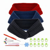 Ribbed Ear Warmer Headband Crochet Kit – 3-Colour Bundle