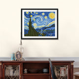 Van Gogh Starry Night Cross-Stitch Kit 33x28cm