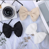 Soft & Stylish Solid Color Bow Headbands for Girls - Eid Collection 2025