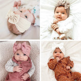 Baby Cable Knit Style Soft Fabric Headband Set