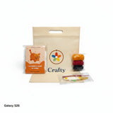 Orange Tabby Cat Amigurumi Crochet Kit – Beginner DIY Plush