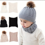 Baby Single Pompom with Neckroll Set