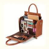 Vintage-Inspired Tote Bag for Women Large Capacity Zipper Closure Durable Shoulder & Crossbody Bag
