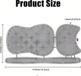 Black Plastic Mesh Canvas Pads Sheets, Bottom Shaper for Purse Making