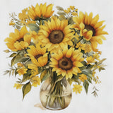 Sunflower Bouquet 11CT Cross-Stitch Kit 36x36cm