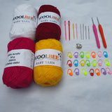 WoolBee Basic Beginner Crochet Kit