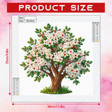 Flower and Fruit Tree of Life Diamond Painting Kit 30x30cm
