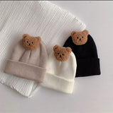 Cartoon Baby Bear Winter Cap Newborn Infant