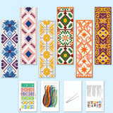 Geometric Cross-Stitch Bookmark Kit - Set of 6