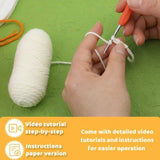 Fox Crochet DIY Kit – Beginner Amigurumi Kit with Full Supplies & Instructions