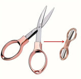 Compact & Versatile Stainless Steel Folding Scissors