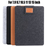 Anti Scratch Felt Protector Bag Light Sleeve Laptop Tablet Ipad Kindle