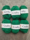 Crafty Branded Acrylic Yarn 6-Pack – 25g Yarn Balls