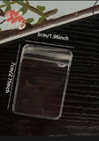 Anti-Oxidation Transparent Clear PVC Jewellery Storage Zip Lock Bag - Pack of 15