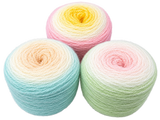 Mohair Like Yarn Cake – Soft Gradient Knitting & Crochet Yarn
