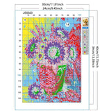 Floral Basket & Sunflower 11CT Cross-Stitch Kit 30x40cm
