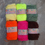 Rainbow 3ply Basic Beginner Yarn Kit with Accessories