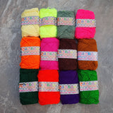 Rainbow 3ply Basic Beginner Yarn Kit with Accessories
