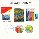 Van Gogh Starry Night Cross-Stitch Kit 33x28cm