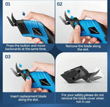 Electric Scissors, Multi-Purpose Handheld Fabric Cutter, Precision 400RPM