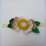 Baby Felt Flower Glittery Headband Set 1pc/3pcs