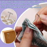 1 Inch T Shape Sewing Pins Wig T-Pins with Clear Plastic Boz (100pcs)