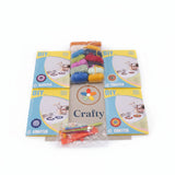 Rainbow Mandala Coaster Crochet Kit – Set of 4 Colourways