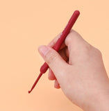 Maroon Soft Shank Rubber Grip Crochet Hook Set - Limited Edition