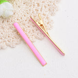Women Candy Color Hairpin Pair