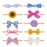 Nylon Baby Headband Set (10pcs)