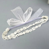 Baby Flower Headband - White