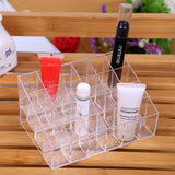 24 Grid Lipstick Box Acrylic Makeup Organizer Storage Box  Nail Polish Storage