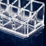 12 Grid Acrylic Lipstick Box Makeup Organizer Storage Box Nail Polish Storage [FS]