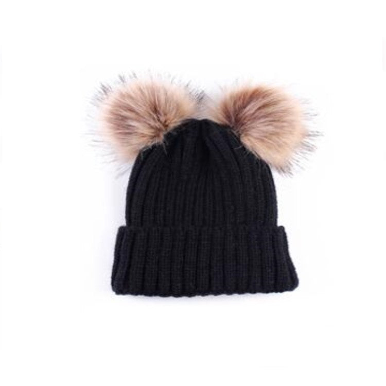 Baby Double Pom Pom Cap - [CS22]
