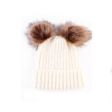 Baby Double Pom Pom Cap - [CS22]